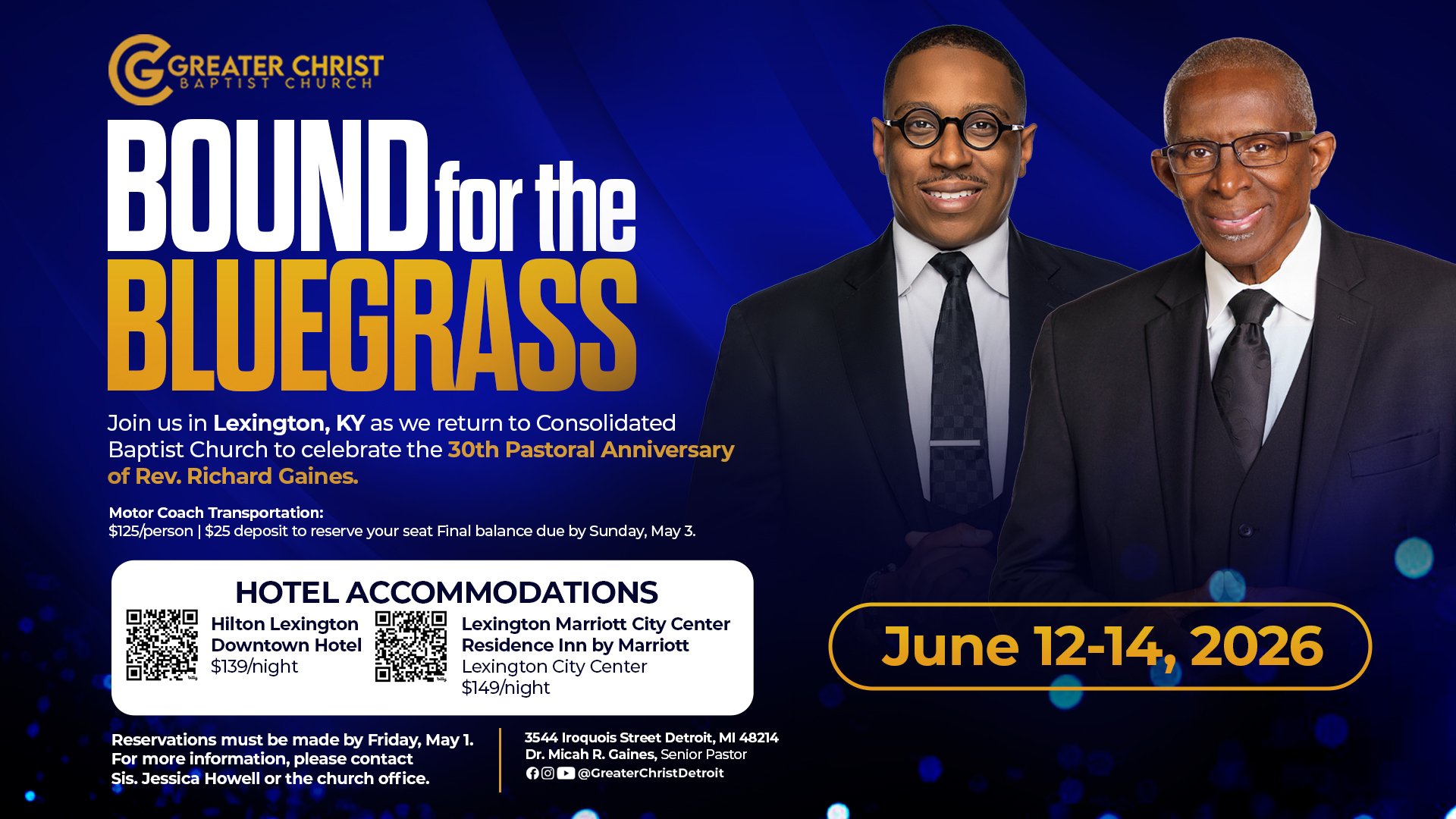 Bound for the Bluegrass 2026